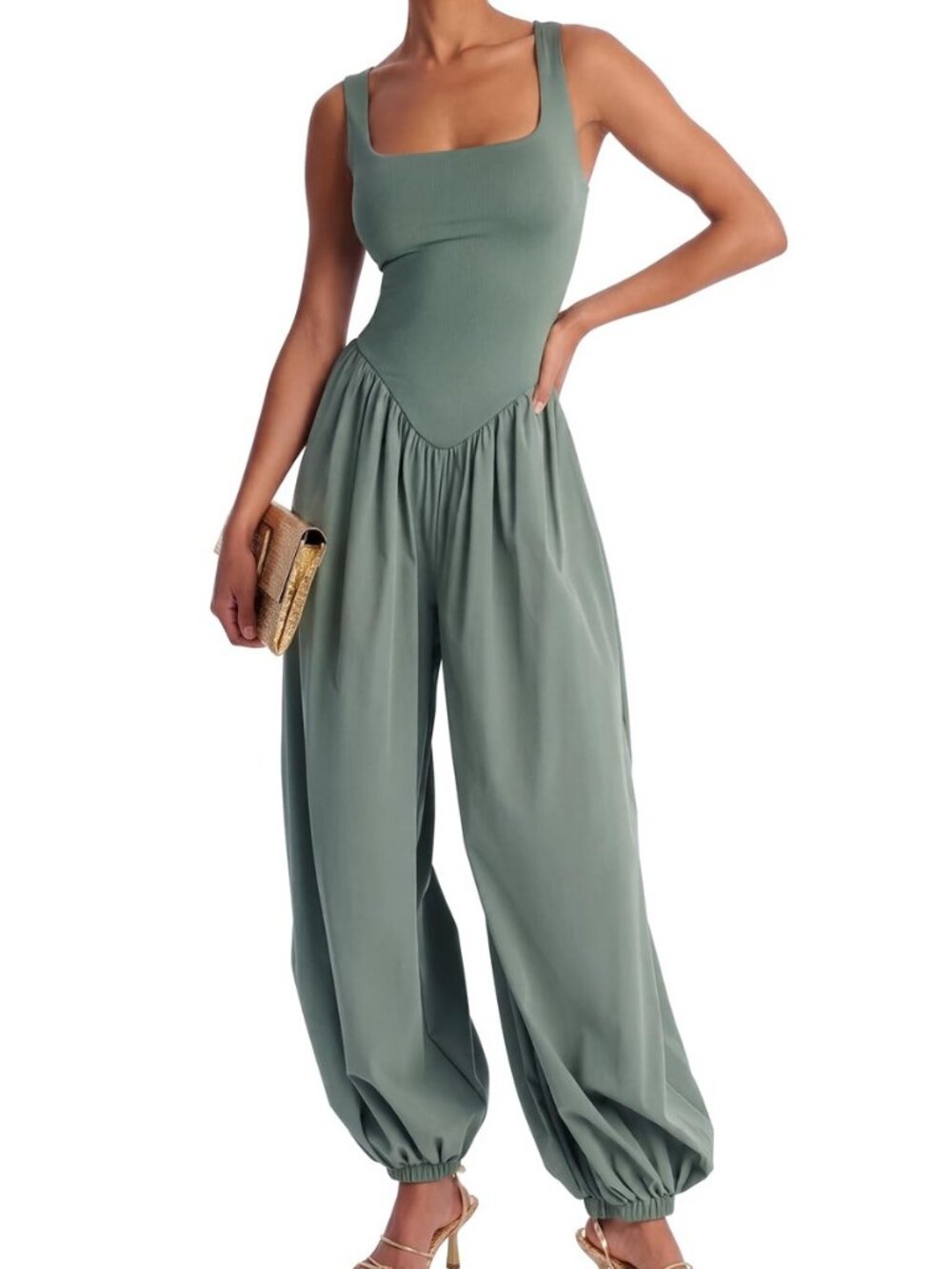 Women's Overalls Jumpsuits One Piece Sleeveless Rompers
